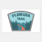 Florida Trail Rechthoekige Sticker (Voorkant)