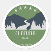 Florida Trail Ronde Sticker (Voorkant)