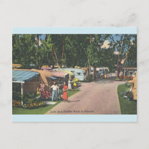 Florida Trailer Park Post Card Briefkaart