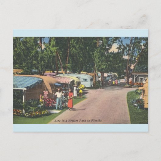 Florida Trailer Park Post Card Briefkaart (Voorkant)