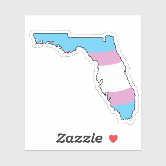 Florida Trans Pride Sticker (Vel)