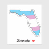 Florida Trans Pride Sticker (Vel)