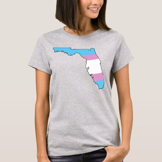 Florida Trans Pride T-shirt (Voorkant)