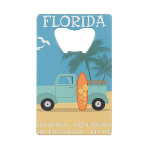 Florida:Travel Bottle Opener Creditkaart Flessenopener