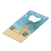 Florida:Travel Bottle Opener Creditkaart Flessenopener (Voorkant Gekanteld)
