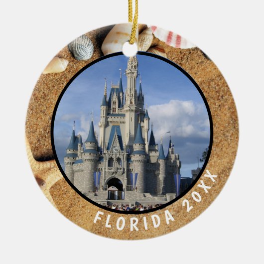 Florida Travel Photo Ornament (Voorkant)