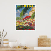 Florida Travel Poster (Keuken)