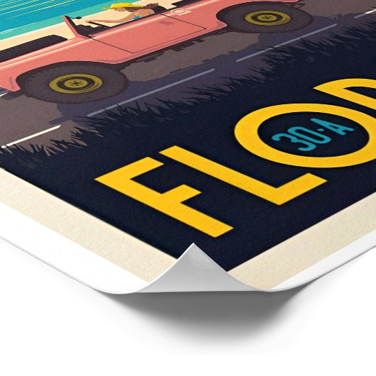 Florida Travel Summer Poster (Hoek)