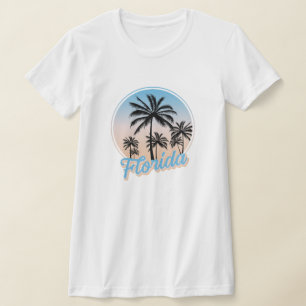 Florida tropische staat van het paradijs t-shirt