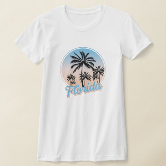 Florida tropische staat van het paradijs t-shirt (Laagn)