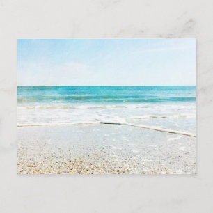 Florida Tropische strand Sand Ocean Waves Sea Shel Briefkaart