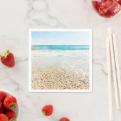 Florida Tropische strand Sand Ocean Waves Sea Shel Servetten (Insitu)