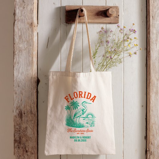 Florida Trouw Welkom Geschenk Bruidsmeisje, Gasten Tote Bag