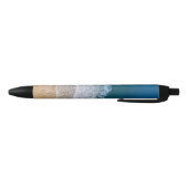 Florida Turquoise Blauw Zee Sandy Beach Zwarte Inkt Pen (Bodem)