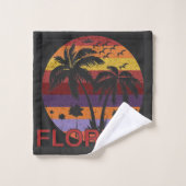 Florida United States Summer Beach Bad Handdoek (Wasdoekje)