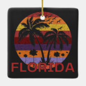 Florida United States Summer Beach Keramisch Ornament (Achterkant)