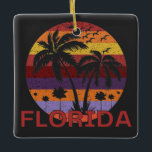 Florida United States Summer Beach Keramisch Ornament<br><div class="desc">Verbazingwekkend  Florida ontwerp voor strandliefhebbers in de zomer.</div>