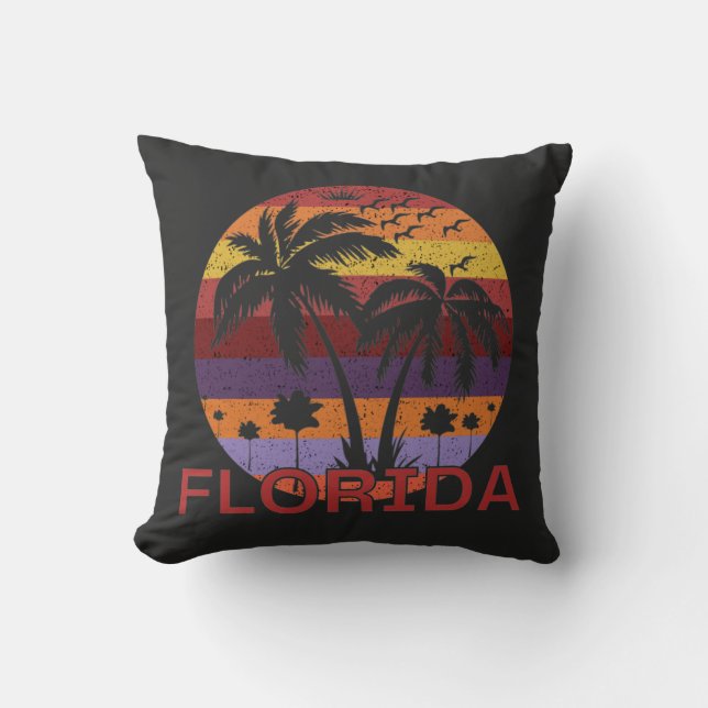  Florida United States Summer Beach Kussen (Voorkant)