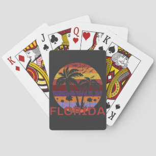 Florida United States Summer Beach Pokerkaarten