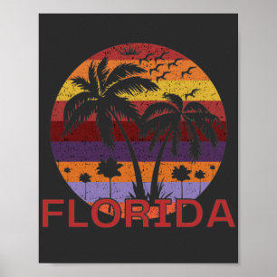 Florida United States Summer Beach Poster