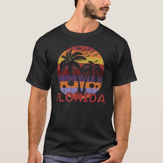  Florida United States Summer Beach T-shirt (Voorkant)