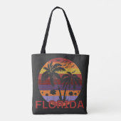 Florida United States Summer Beach Tote Bag (Achterkant)
