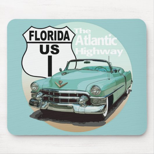 Florida US Route 1 - De Atlantische Highway Muismat (Voorkant)