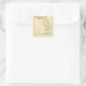 Florida US Vierkante Sticker (Tas)