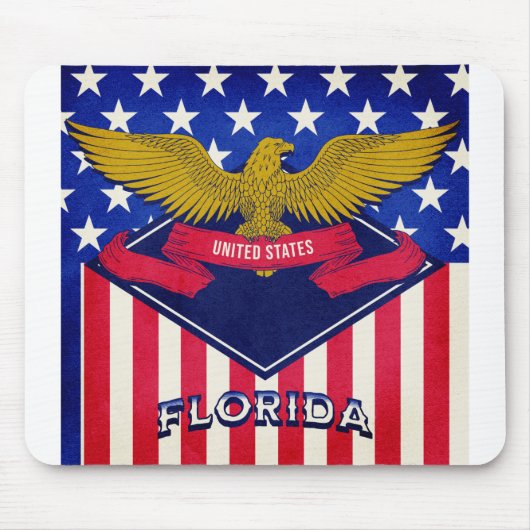 Florida USA Flag Muismat (Voorkant)
