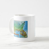 Florida USA Map Koffiemok (Voorkant links)