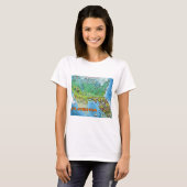 Florida USA Map T-shirt (Voorkant volledig)