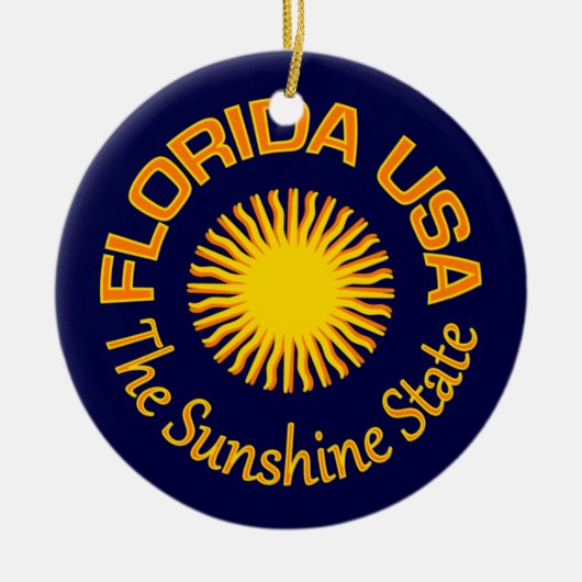 Florida USA ornament - aanpassen (Voorkant)