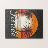 Florida USA Palm Trees Summer Beach Legpuzzel (Horizontaal)