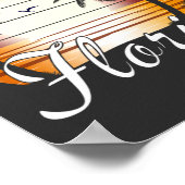  Florida USA Palm Trees Summer Beach Poster (Hoek)