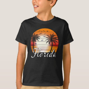  Florida USA Palm Trees Summer Beach T-shirt