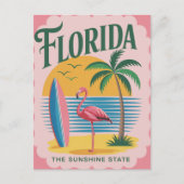 Florida USA Reisreclame Briefkaart (Voorkant)
