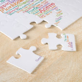 Florida USA Slang Word Art Map Legpuzzel (Zijkant)