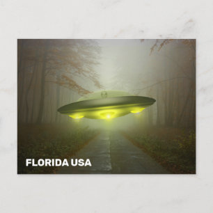 FLORIDA USA SPACESHIP UFO ART Briefkaarten