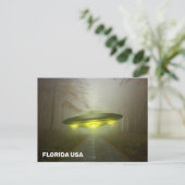 FLORIDA USA SPACESHIP UFO ART Briefkaarten (Staand voorkant)