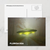 FLORIDA USA SPACESHIP UFO ART Briefkaarten (Voorkant / Achterkant)