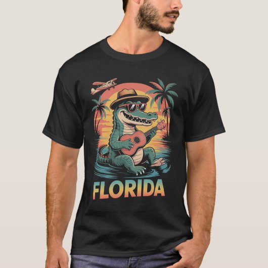 Florida Vacation Alligator T-shirt (Voorkant)