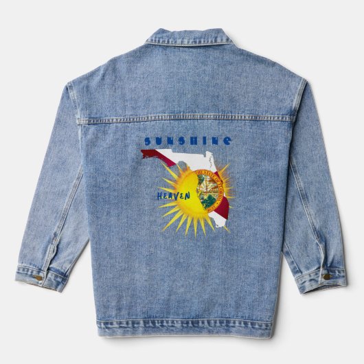 Florida Vacation Denim Jacket (Achterkant)