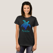Florida Vacation Retro Zee Turtle T-shirt (Voorkant volledig)