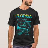 Florida Vacation With A Shark T-shirt (Voorkant)