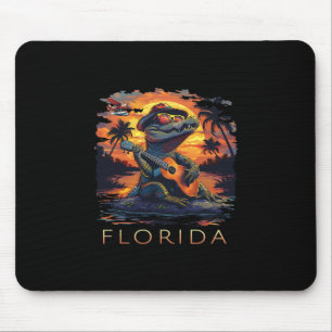 Florida Vakantie Schattige Alligator Muismat