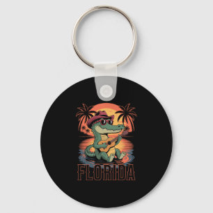 Florida Vakantie T-shirt Vrouwen Mannen Kinderen G Sleutelhanger
