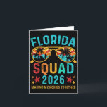 Florida Vakantie Team 2026 Familie Matching Vintag Kaart<br><div class="desc">Florida Vakantie Team 2026 Familie Matching Vintage</div>