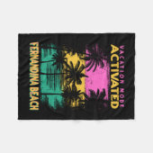 Florida vakantiemodus geactiveerd fernandina beach fleece deken (Voorkant (Horizontaal))