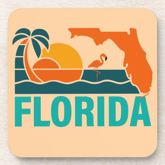 Florida, Verenigde Staten Bier Onderzetter (Voorkant)