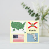 Florida, Verenigde Staten Briefkaart (Staand voorkant)